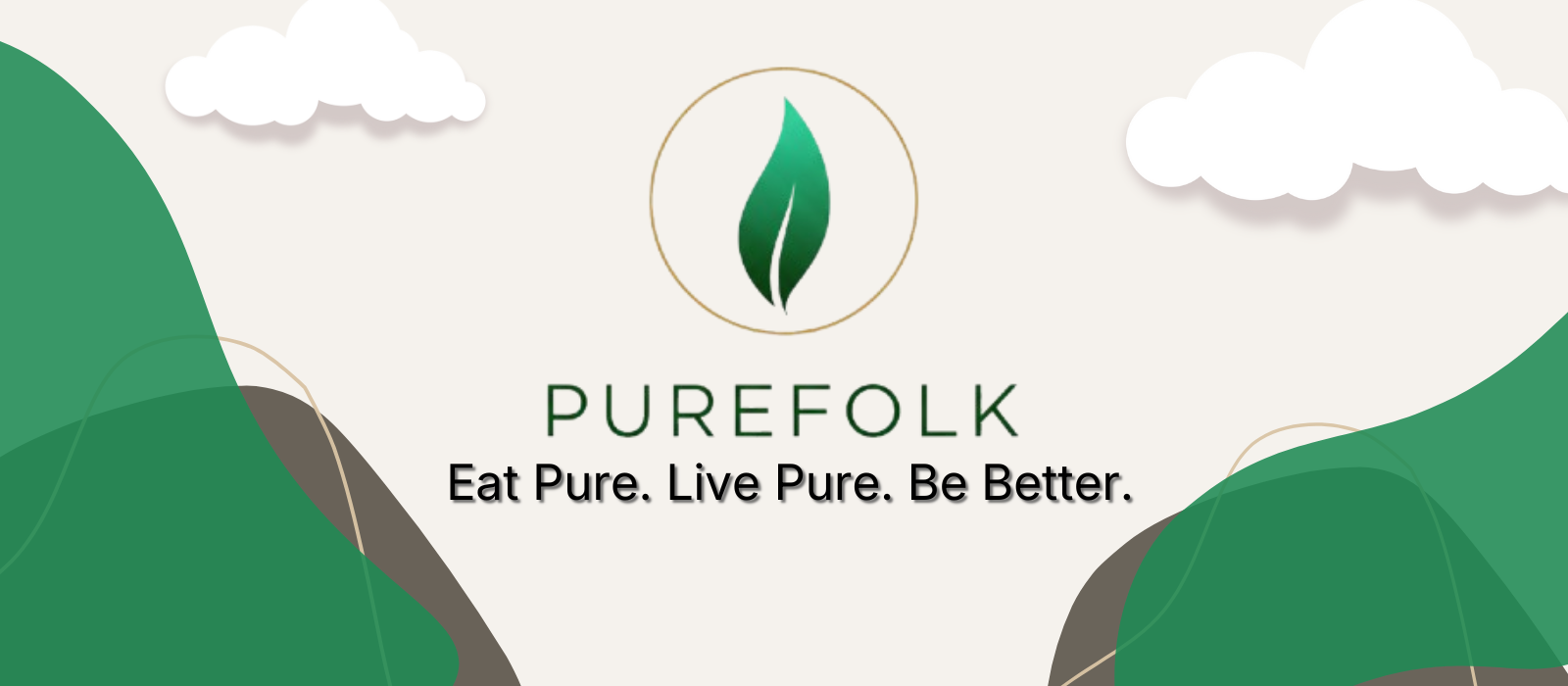 Purefolk kitchen banner
